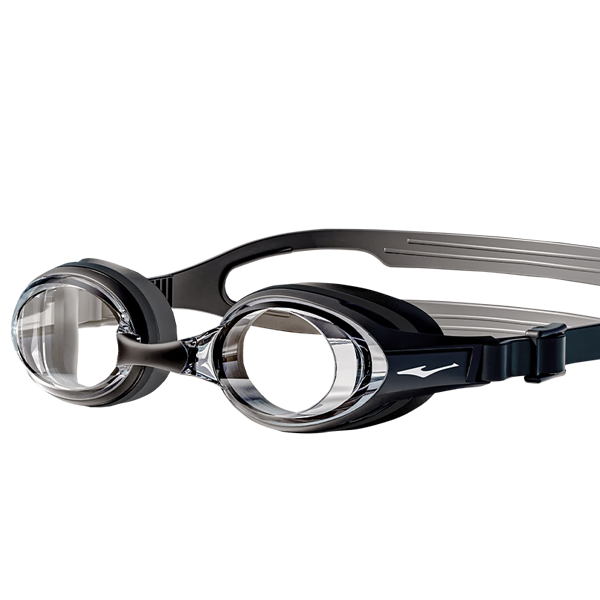 ERKE Swimming Goggles, Waterproof And Anti-Fog, for Men And Women, High Definition, Myopia Correction, Swimming And Diving Professional Sports, Black, -5.00 Diopters