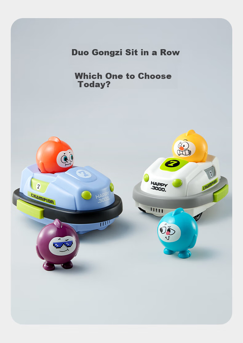 BabyCare &BCT Bump And Go Remote Control Car, Educational Early Learning Toy for Parent-Child Interaction, Children's Remote Control Car, Birthday Gift 10