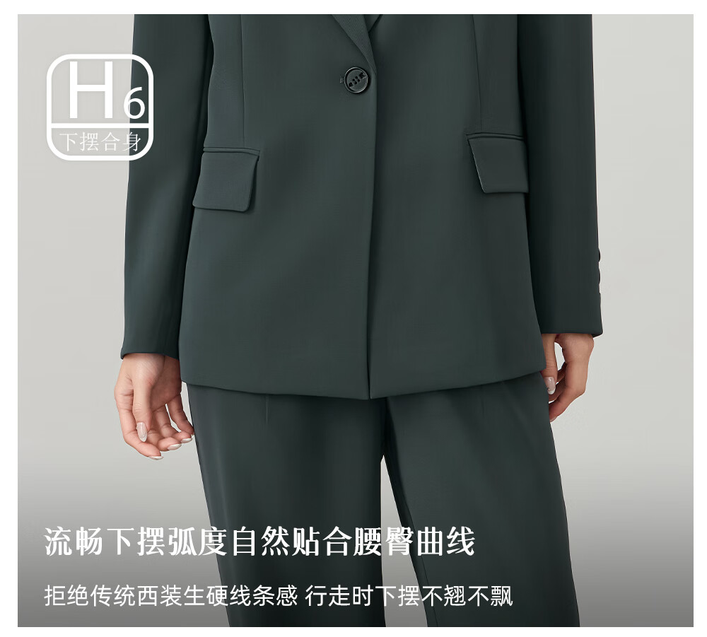 Miss Bird Women's Suit Set Professional High-End Interview Formal Workwear Blazer 3