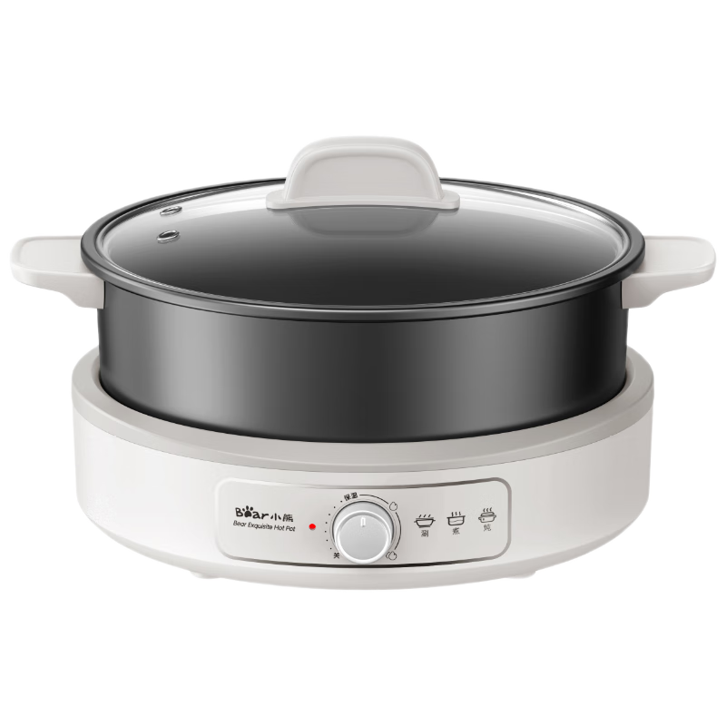 Bear Electric Hot Pot 6L Large Capacity Multi-Functional Split Detachable Electric Cooker for 5-8 People F60K1 National Subsidy
