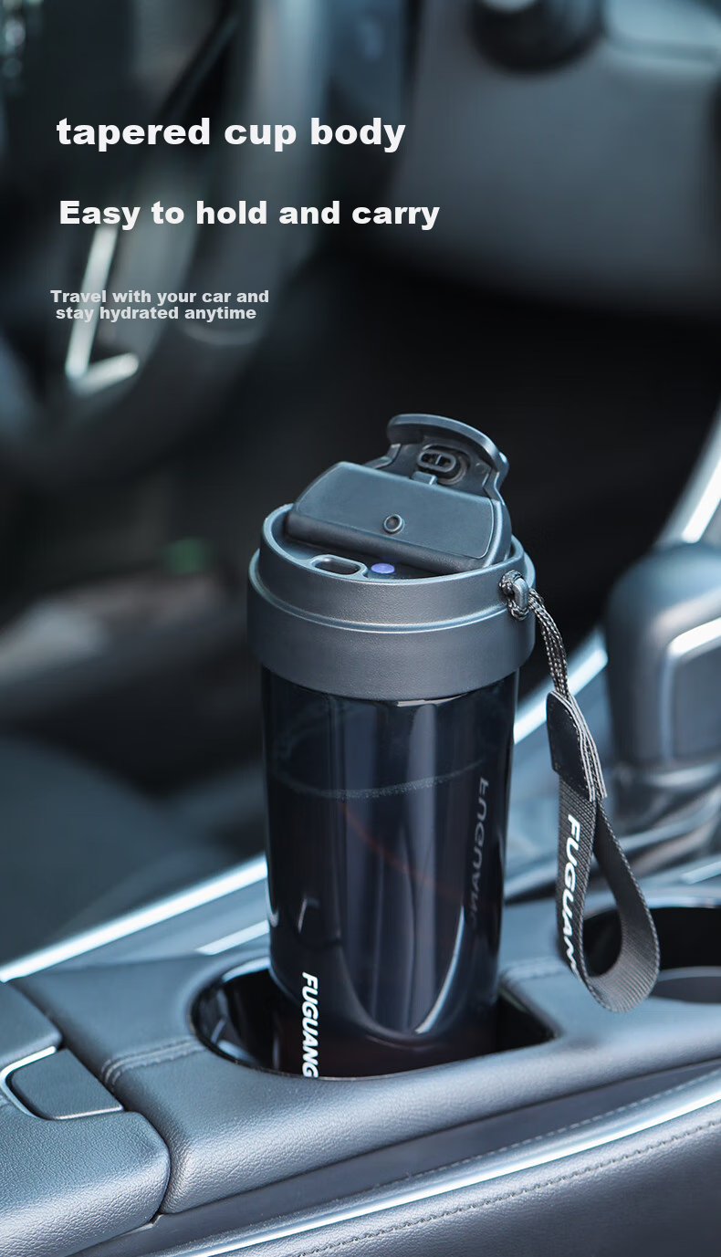 Fuguang Large Capacity Tritan Plastic Portable Tea Cup for Men And Women, Students, Outdoor Sports Water Bottle Summer 680ml 7