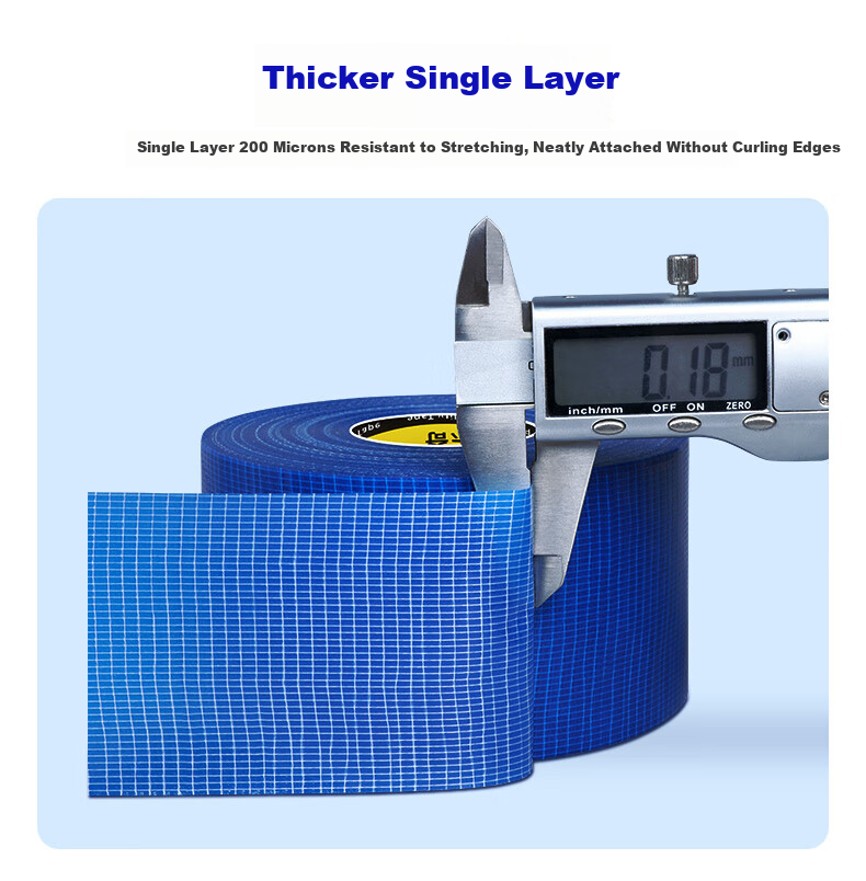 Mileqi Strong Adhesive Baseboard Tape, High-Adhesion Wear-Resistant Windproof Waterproof Single-Sided Floor Covering, Renovation Masking Fixed Carpet, No Residue Left, Blue - 60mm Wide * 50 Meters [1 Roll] 7