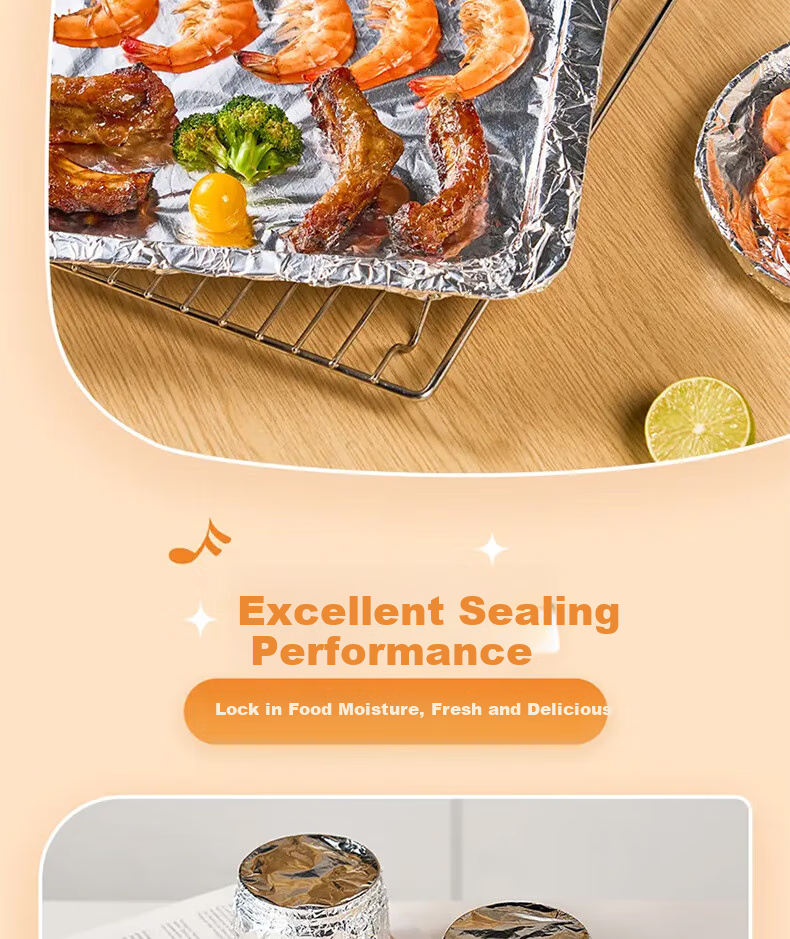 MIAOJIE Original Air Fryer Paper Liners, 50 Pieces, Disposable Baking And Barbecue Paper Trays for Meat Roasting And Baking 6