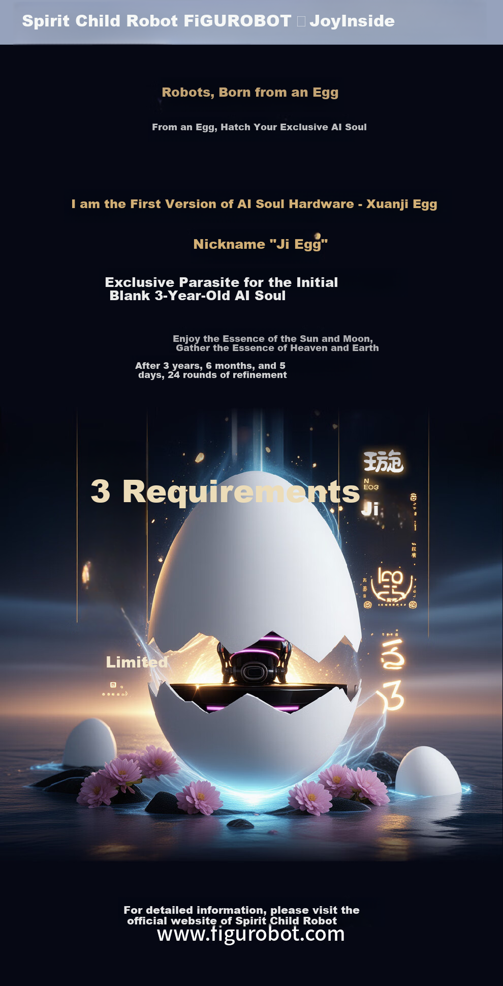 Lingtongjiqiren "Xuanjie" Egg-Shaped AI Robot, AI Companion Robot, Intelligent AI Voice Interaction, Smart Robot, JINGDONG JoyInside 2