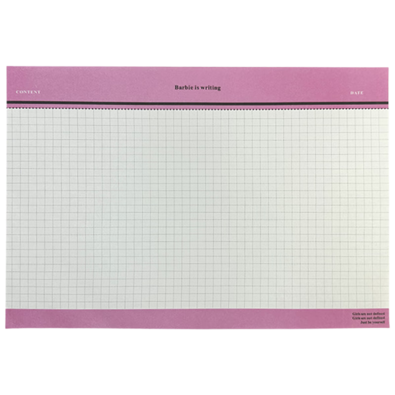 Jufu Korean Style INS B5 Notepad Draft Paper Thin Crispy Manuscript Paper High-Value Fresh Student Portable Study Notebook Vocabulary Memorization Graduate Exam