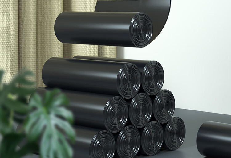 Bendi Black Vest Garbage Bags 46x63cm 200pcs 2-Mil Thickened Biodegradable Kitchen Large Plastic Trash Bags 3