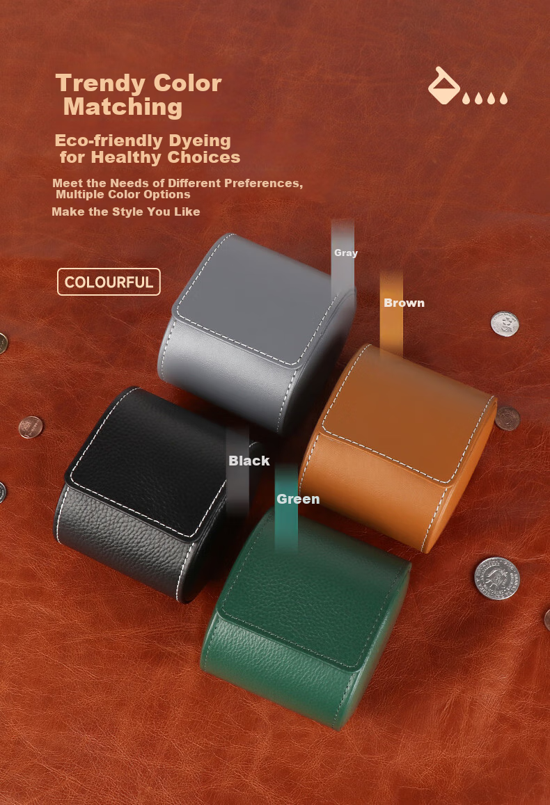DrikLux Watch Storage Box, Portable Travel Case for Wristwatches, Suitable for Mechanical And Quartz Watches 5