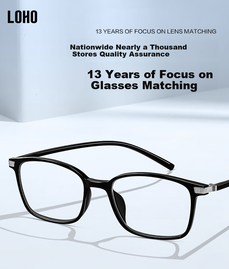 LOHO Reading Glasses for Men, Anti-Blue Light High Definition Lenses, Fashionable Business Glasses for Elderly, 350 Degrees, for Ages 70 And Above 1