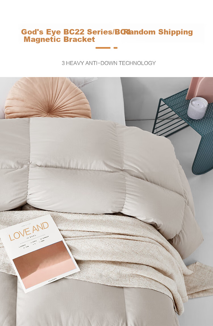 FUANNA down Comforter, 50% White Goose Down, Winter Double Thick Duvet Insert, 1400g Filling, 203×229cm Starry Sky 11