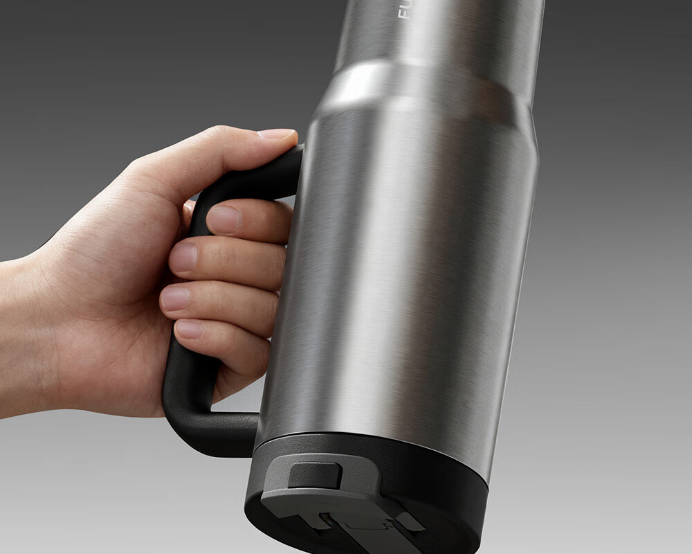 Fuguang 316L Straw Insulated Cup, Large Capacity, Sealed, for Men And Women, Ice King Cup, Giant Water Bottle, Tea Infuser Cup, Natural Color 2