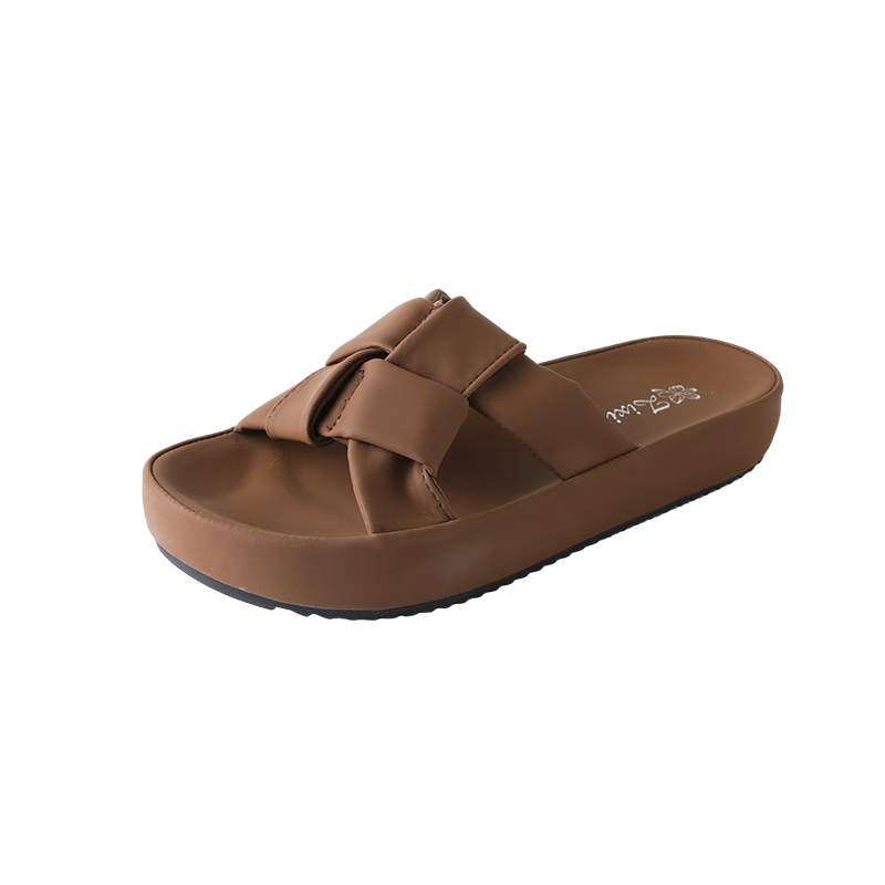 FOOTOPPO Women's Summer Indoor Home Thick-Soled Slippers, Anti-Slip Cute Fashion Sandals for Summer Outdoor Wear
