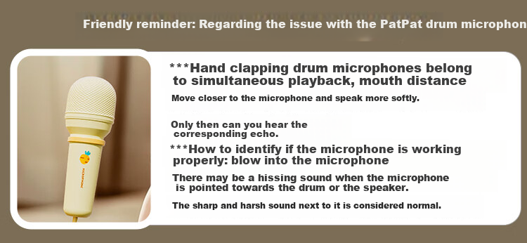 AoZhiJia Baby Toy, 0-1 Year Old Hand Drum, Early Education Enlightenment Storytelling Machine, Musical Pat Drum, Newborn Birthday Gift 1