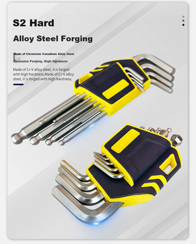 Great Wall Hex Key Wrench Set Flower-shaped Screwdriver Wrench Extra Long Hex Flower Wrench T10-50 338109 4