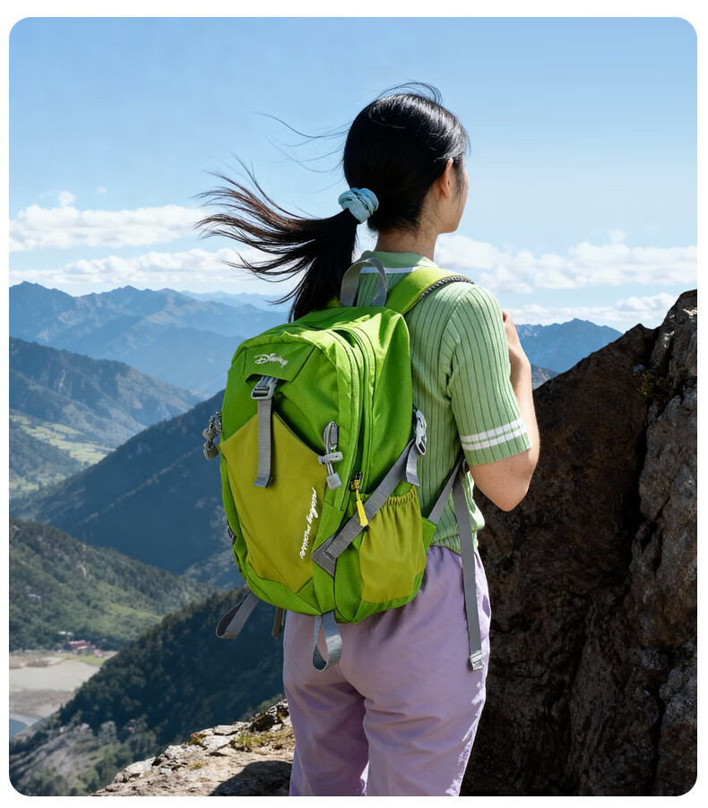 Disney Elementary School Backpack Children's Lightweight Outdoor Hiking Bag Breathable Backpack for Boys And Girls Traveling Big Red 1