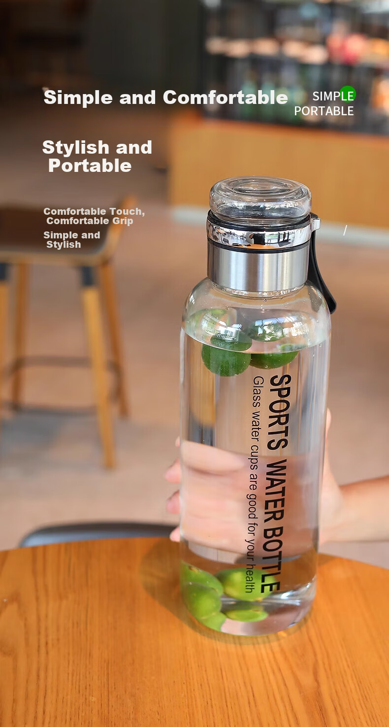 Cigeman Large Capacity Glass Cup with Tea Infuser for Children And Adults, Office Use, Tea And Water Separation Mug 11