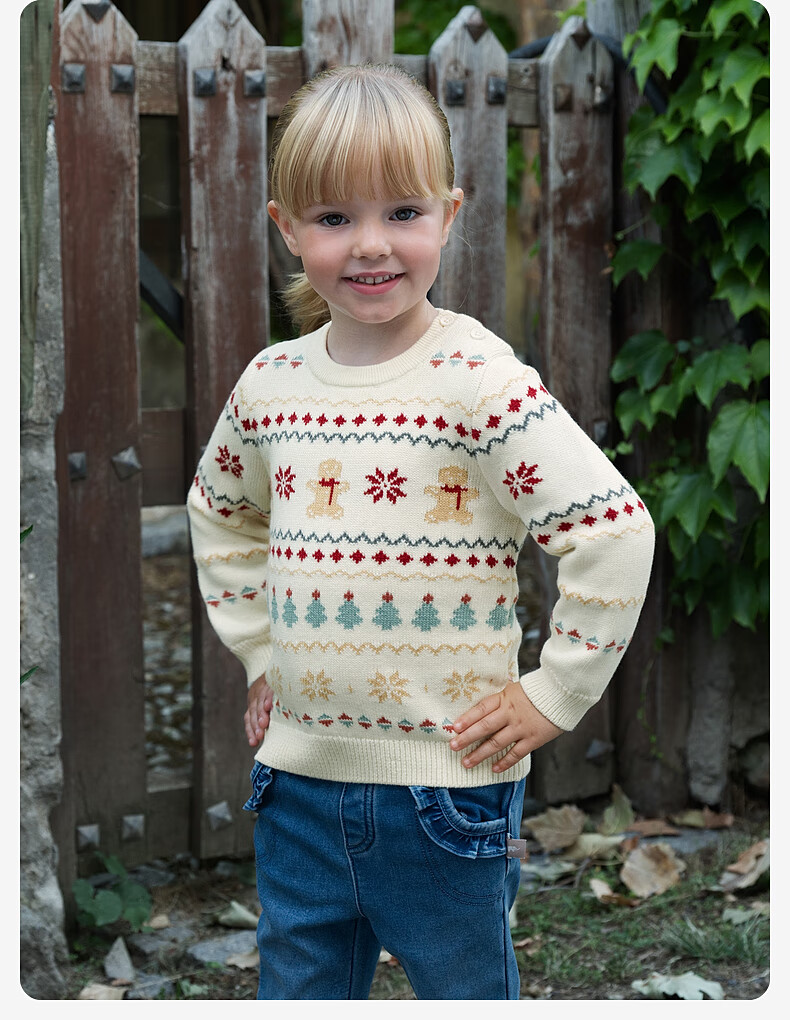 David Bella Girls Sweater Autumn Winter Boys Large Kids Fashion Knit Top Children Shirt 3