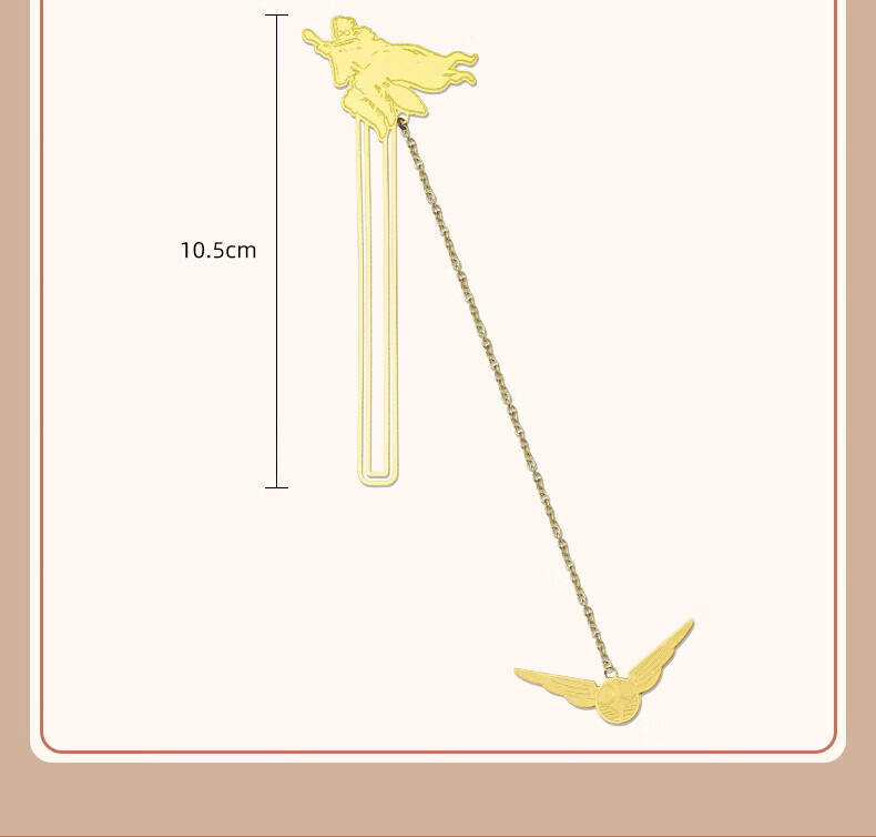Harry Potter Golden Snitch Bookmark Metal Pendant Delicate Premium Cultural Creative Back-to-School Christmas Gift 1