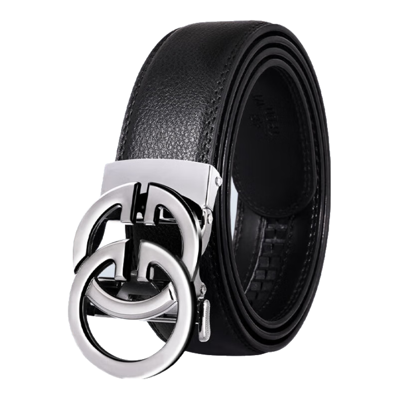 TUCANO Men's Genuine Leather Automatic Buckle Business Casual Belt Birthday Gift for Boyfriend Husband Dad Father