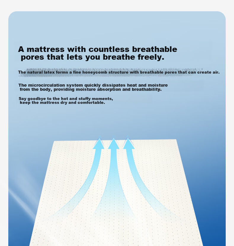 Baopo Student Dormitory Mattress, 90x190cm, Thai Natural Latex Foam Mattress, Single Bed for Rental Apartments, Tatami Mat 7