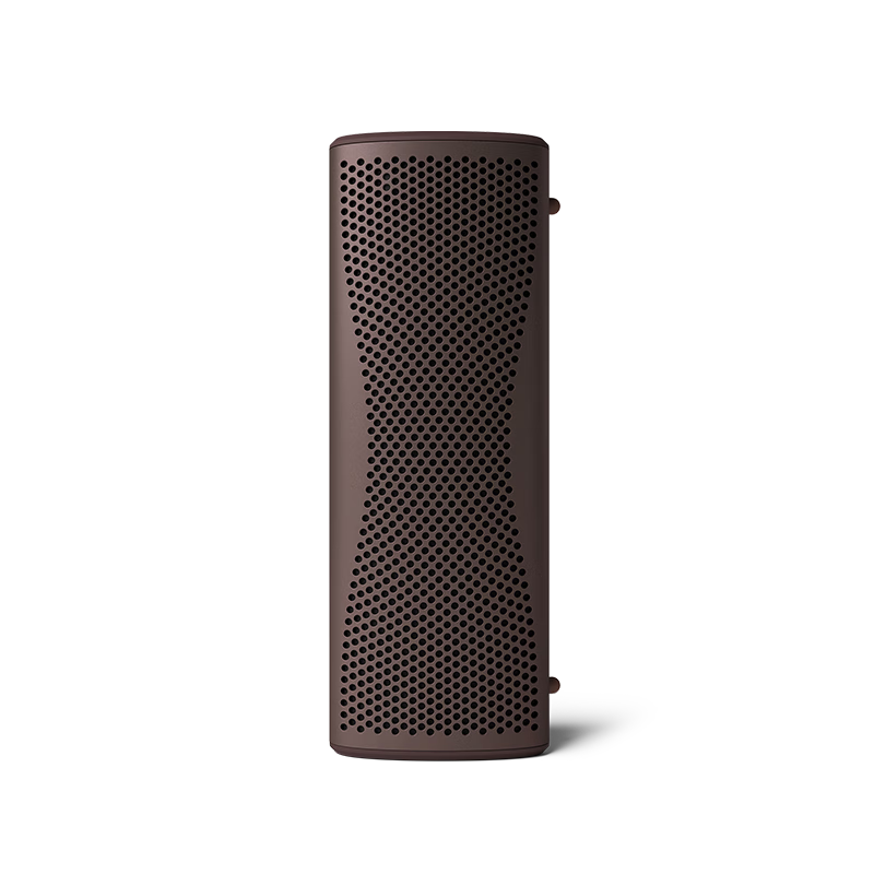 KEF Muo New Wireless Bluetooth Portable Speaker Outdoor Dustproof Waterproof HiFi Home Long Battery Life High Fidelity Small Speaker Gift Subsidy Cocoa Brown