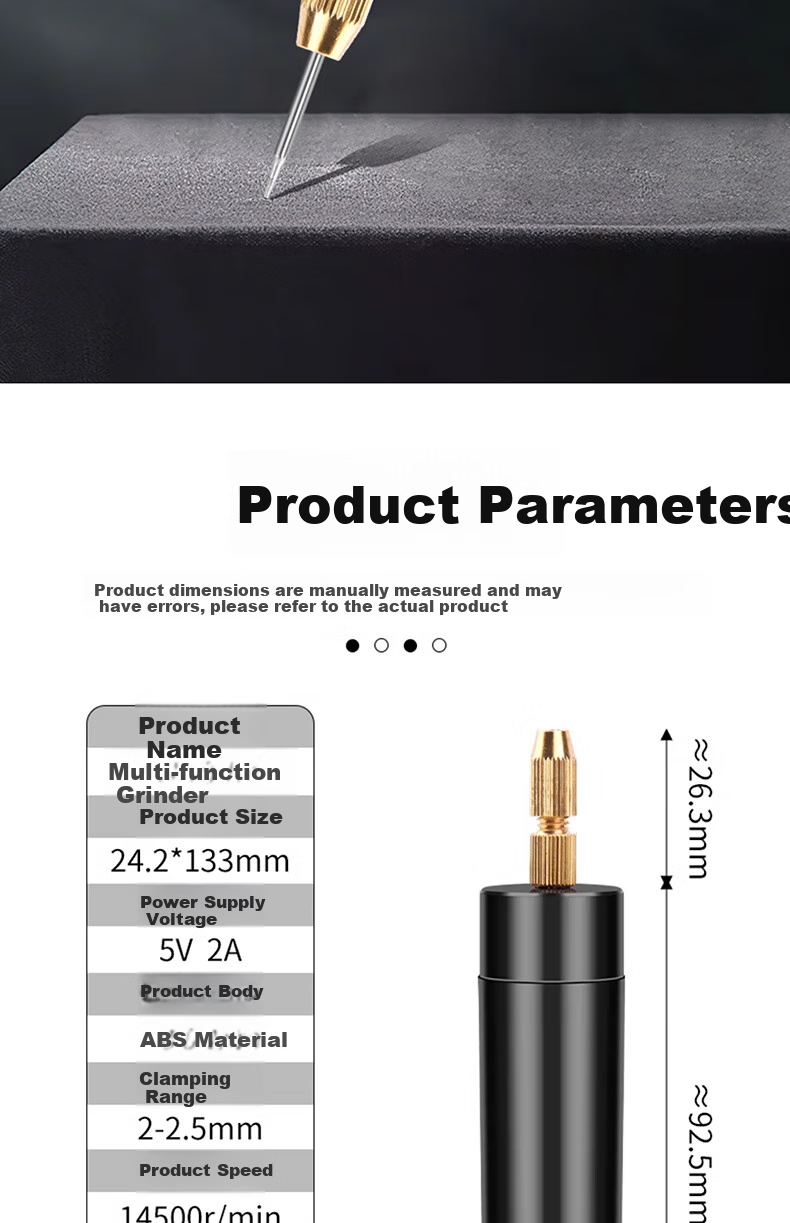 LinkStone Screw Extractor, Slipped Screw Remover, Laptop Camera Stripped Screw Extractor, Mobile Phone Screw Cutting Tool, Electric Grinder for Stripped Screws 2
