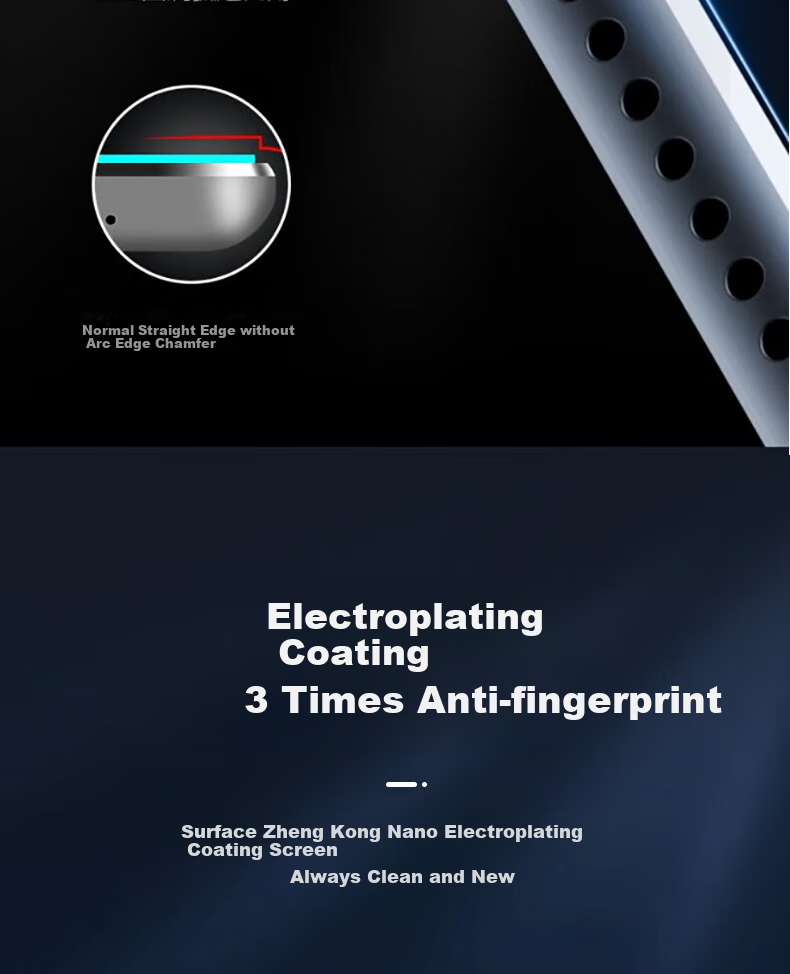 ESCASE Tempered Glass Screen Protector for Huawei MateBook E Go 2022 Model, 12.35-Inch Shatterproof Screen Protection Film, HD Full Glass Film, ES16 Transparent 8