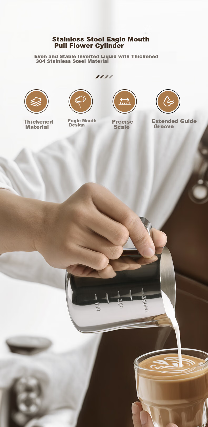 CLITON Pour-Over Coffee Maker Gift Box Set with Electric Coffee Grinder, Portable Coffee Machine for Italian Espresso And Mocha 15
