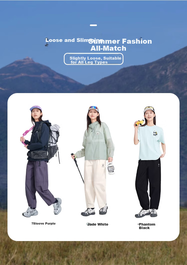 CAMEL Panda Outdoor Mountain Quick-Dry Tactical Pants for Women 2025 Cool Fashion Softshell Long Pants 8149 S 11