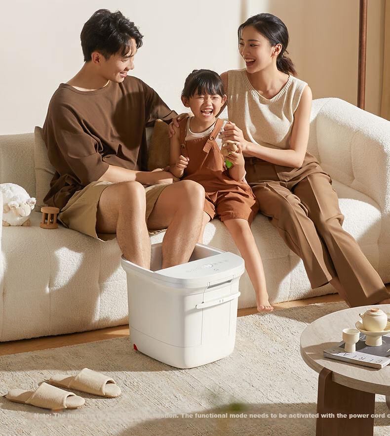 Mijia Xiaomi Foot Soaking Bucket, Fully Automatic Massage And Heating Foot Bath, Smart Sterilization Foot Spa Basin, High-Depth Calf-Washing Tub for Home Use, Birthday Gift for Mom Or Elderly 7