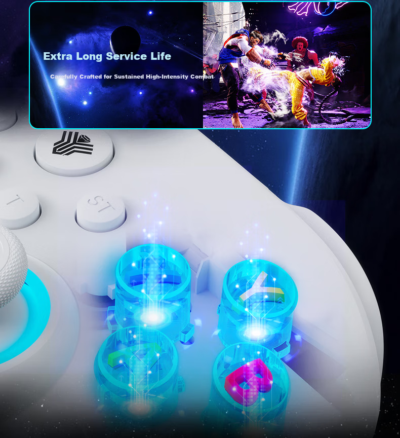 Yuyou Wireless Game Controller Switch Controller PC TV Mobile Bluetooth Android Apple Steam Xbox-Like Computer NS Dual Shadow Wonderland Monster Hunter: World 7