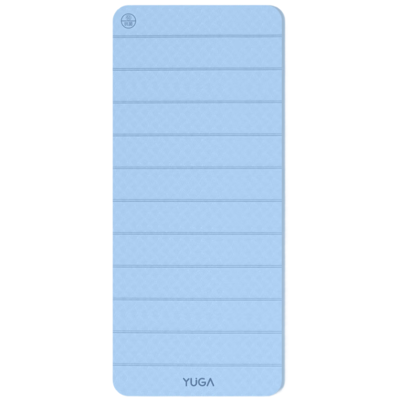 Gumifan 12-Fold Foldable Yoga Mat Portable Fitness Mat Home Non-Slip Shock Absorption 185x61cm Thickened 8mm Exercise Mat