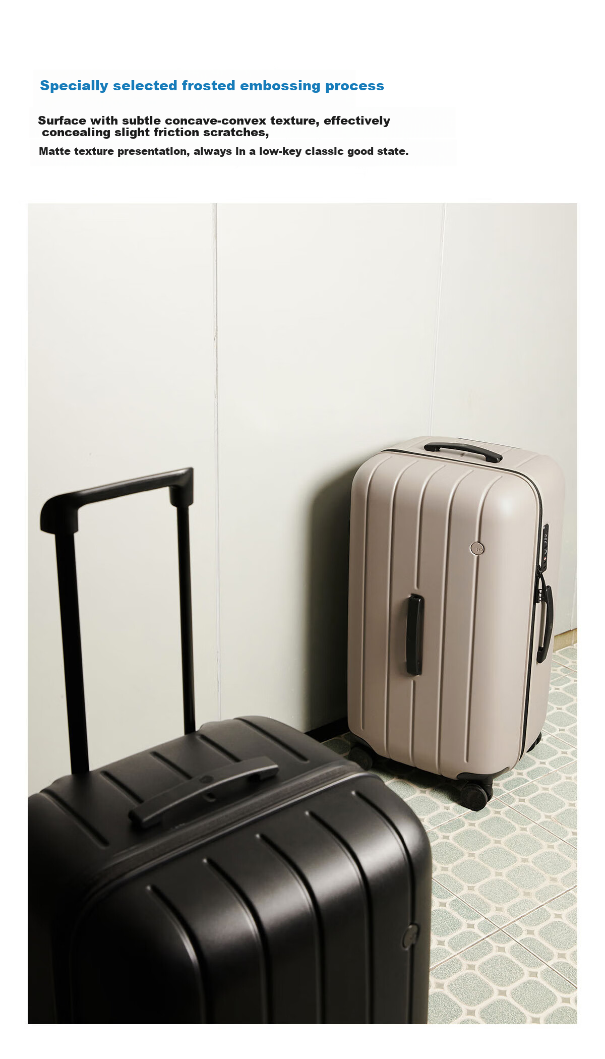 ITO CLASSIC NEAT Teal Green 26-Inch Large Capacity Suitcase Trolley Case, Sold by JD Travel Password Lock Luggage 7