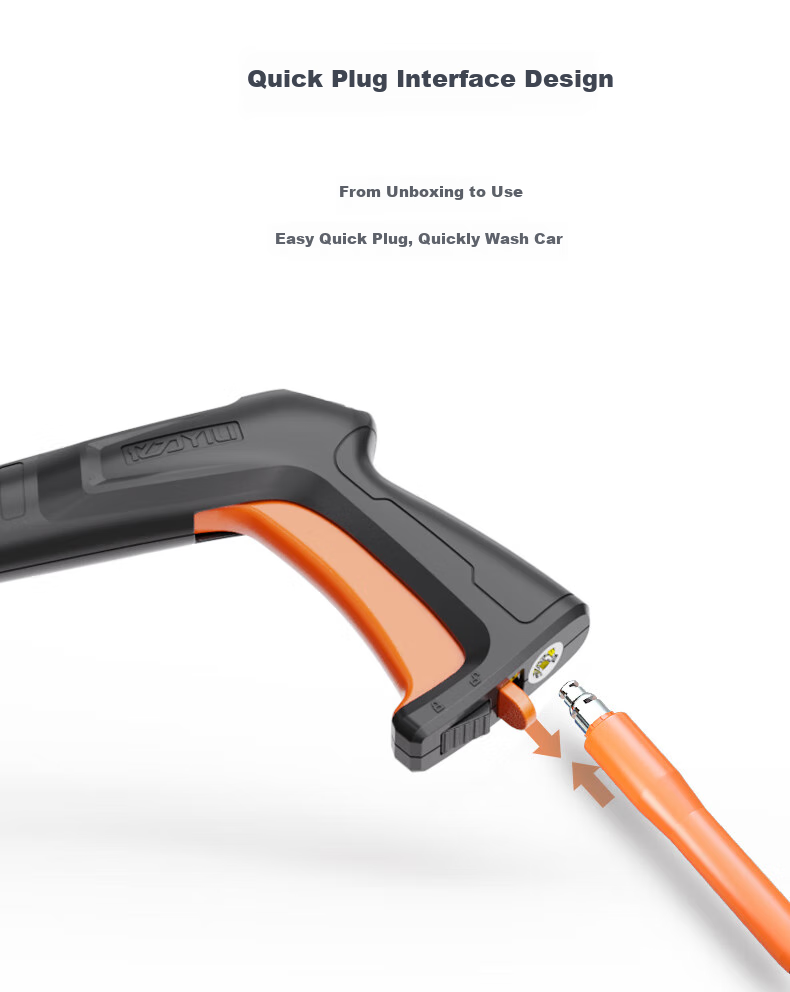 Yili Car Wash Machine High-Pressure Water Gun Washer, Car Washing Water Gun High-Pressure Household High-Pressure Car Wash Machine Sensor 4450Pro 11