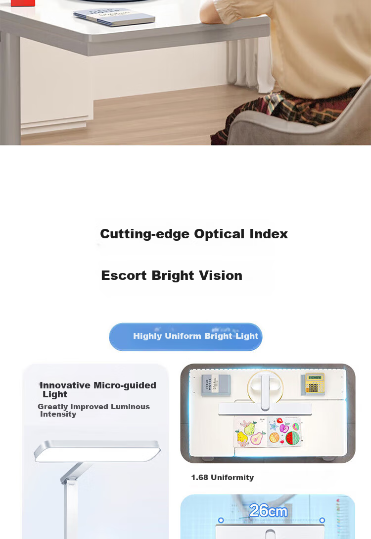 Jingqian Eye Protection Desk Lamp Student Study Lamp Children's Reading Desk Lamp Office Rechargeable Desk Lamp 3