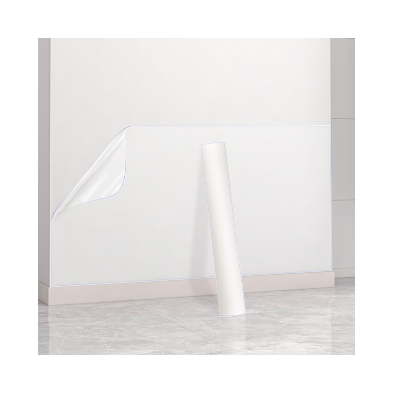 Xiruo Latex Paint Wall Protection Film, Non-Damaging to White Walls, Study Room Desk Matte Static Cling Wall Sticker, Wall Protection Paper, Dirt-Proof And Anti-Kick