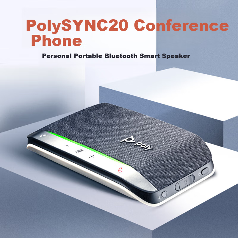 Микрофон для видеоконференций POLY SY20, USB, беспроводной Bluetooth, полнодуплексное аудиоустройство, сертифицировано Tencent Meeting