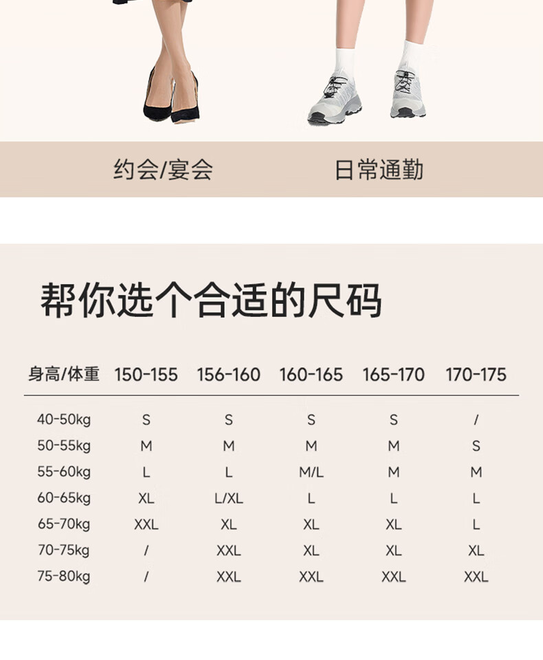 LUCKMEEY Mid-Waist Tummy Control Shaping Pants Strong Body Shaping Hip-Lifting Anti-Exposure Breathable Safety Shorts (Wang Ju Style) 16