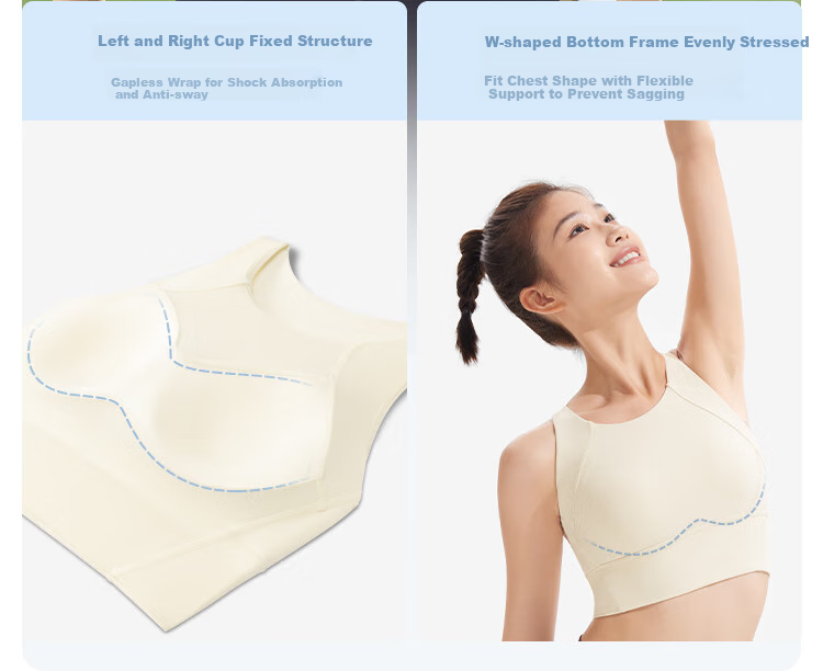 Beneunder Sports Bra Tank Top for Women, High-Intensity Running, Shock-Absorbing, Anti-Sagging Bra, Yoga Wear, Bra Can Be Worn As Outerwear 5