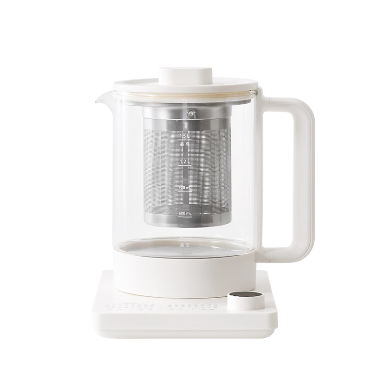Olayks Instant Health Pot Office Insulated All-in-One Automatic Constant Temperature Glass Tea Kettle Electric Kettle with Large Filter Glass Bird's Nest Stewing Pot Household Stewing and Brewing Teap