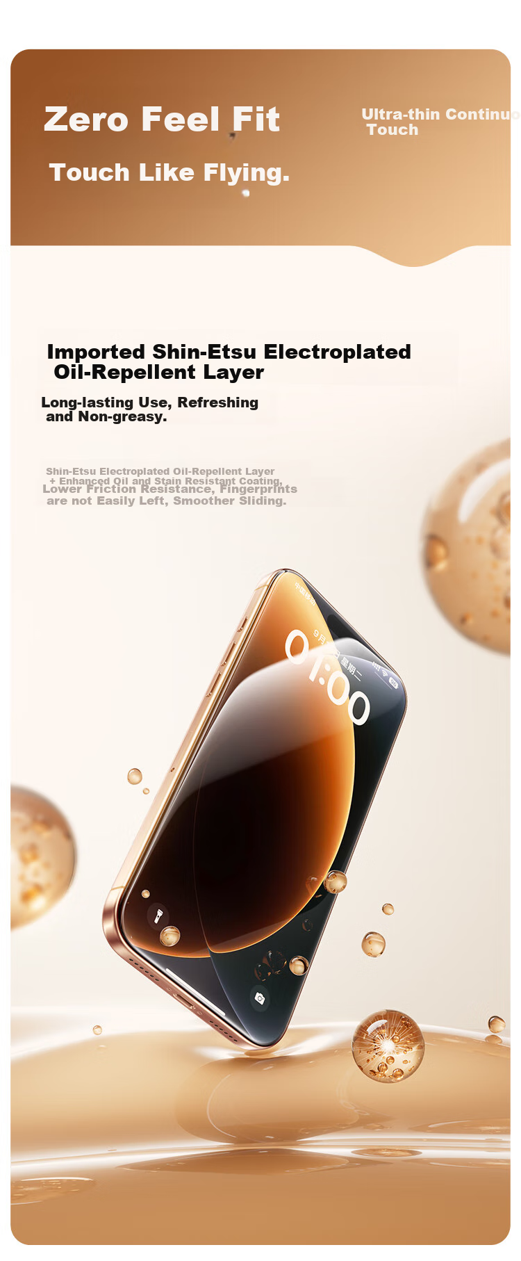 BASEUS [Eye Protection | 1:1 Mold] Tempered Glass Screen Protector for IPhone 18 Pro/17 Pro, Apple 18 Pro/17 Pro Phone Film, Dust-Free Chamber Protective Film, Double Layer 7
