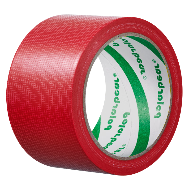 Polar Bear Strong Adhesive Tape, Windproof, High-Adhesive, Wear-Resistant, Waterproof, Red, 48mm*10m, 1 Roll, Carpet Fixing, Pipe Sealing, CL-100NR