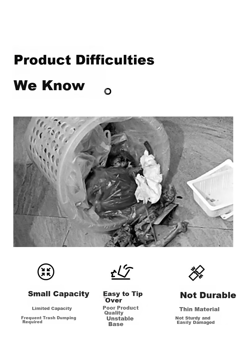 Wuyuehua Smart Sensor Trash Can, 13L Large Capacity, Battery-Powered, for Home Use in Bathroom, Living Room And Kitche 4