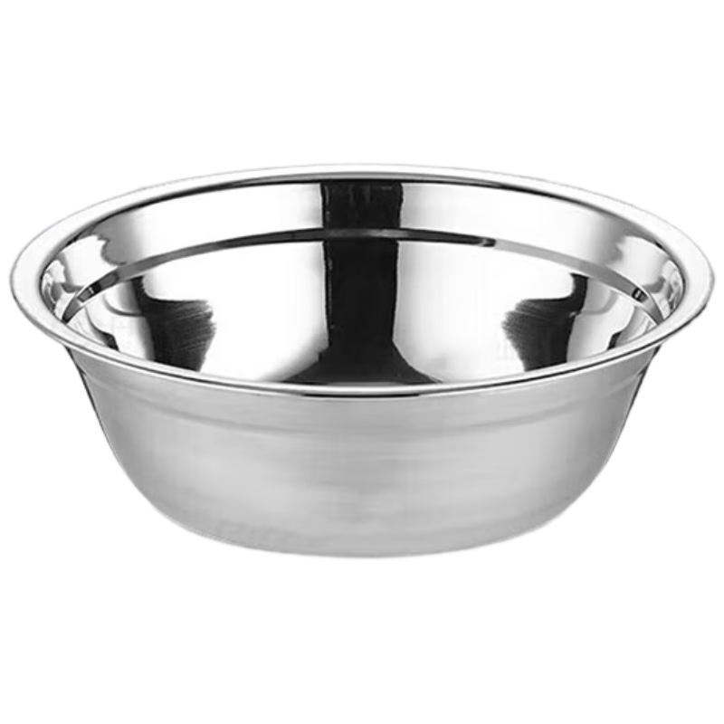 Jingqingfu 304 Stainless Steel Soup Bowl 16cm Canteen Serving Bowl Small Food Bowl Meal Bowl Soup Bowl Jingcang