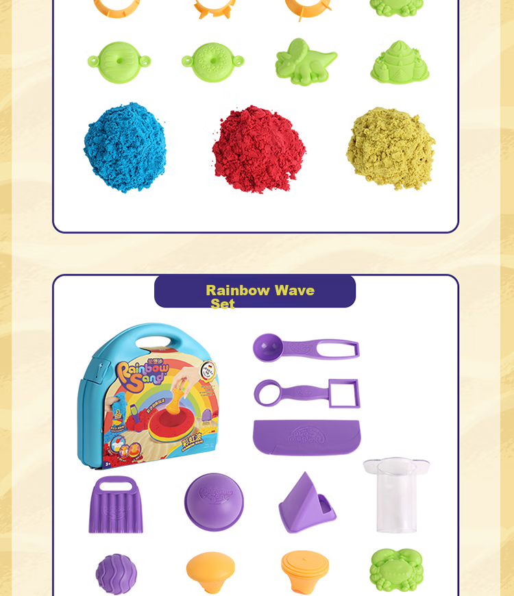 IDoon Lengbao Sand, Handmade DIY Indoor Colored Sand, Children's Toy, 800g Rainbow Candy Set, Birthday Gift 20