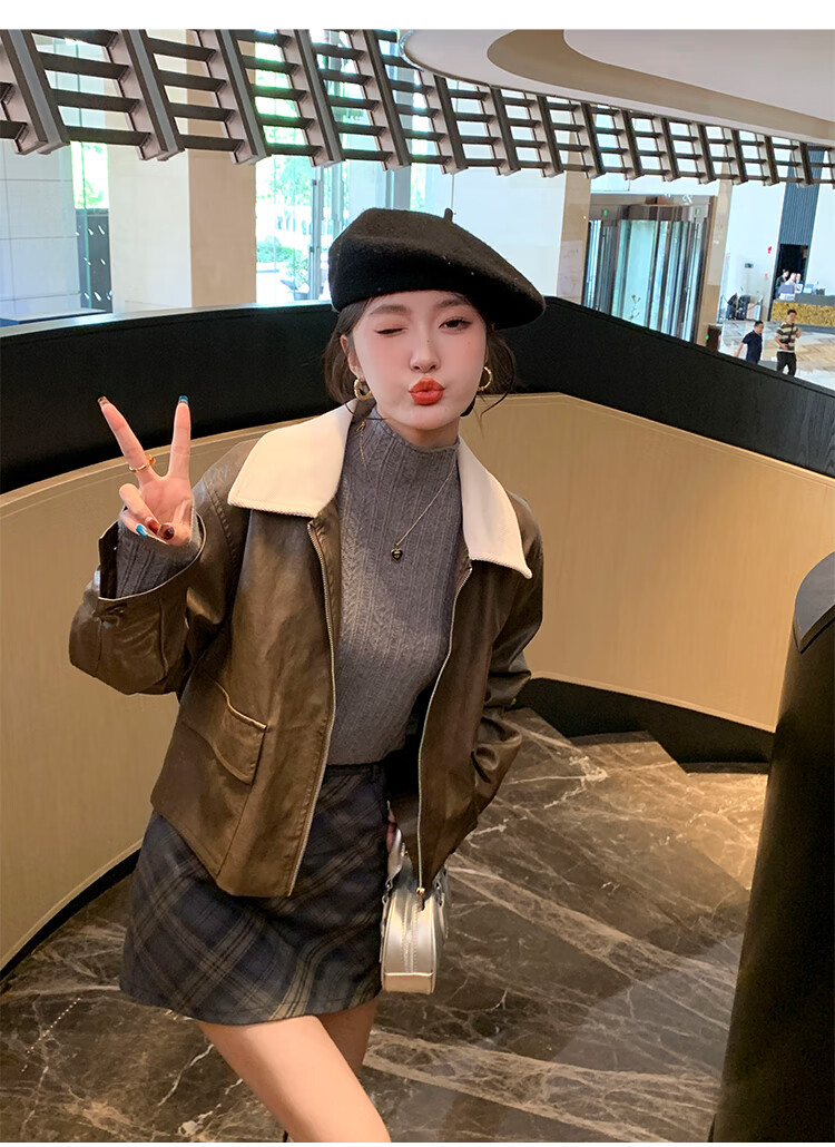 YUZHAOLIN Apricot Half Turtleneck Base Shirt Women's Little Chanel Style Inner Wear 2025 Autumn Winter New Sweater Knit Top 14