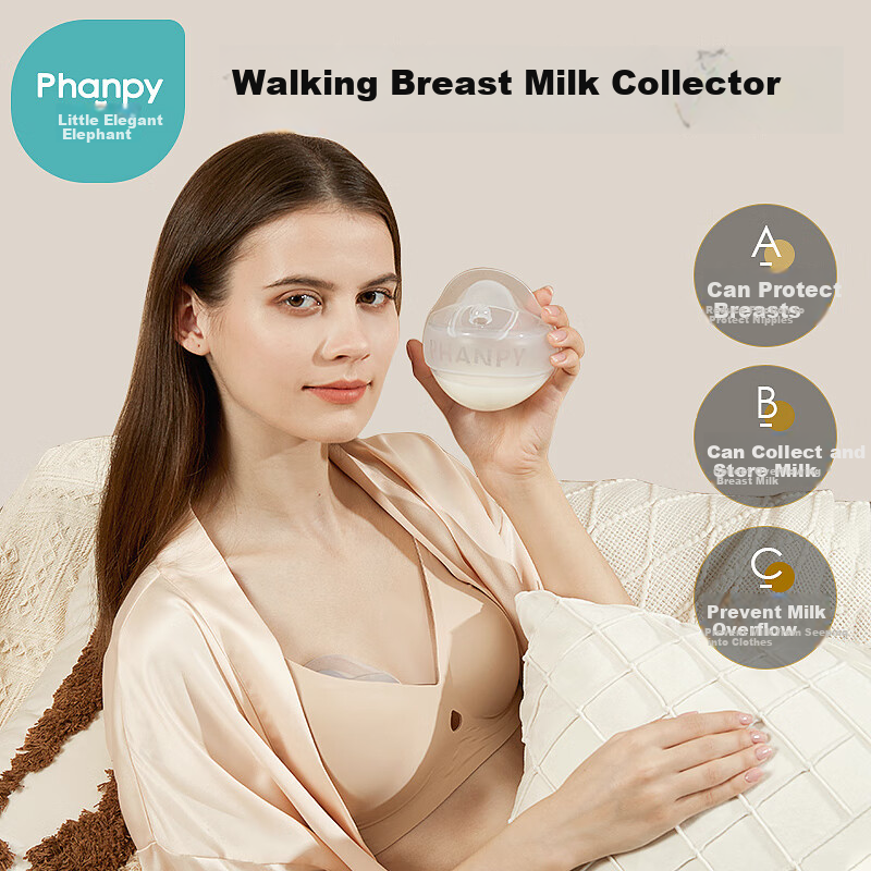 Xiaoyaxiang Manual Breast Pump, Hands-Free Anti-Leakage Milk Collector, Breast Milk Storage Device, Stable And Solid Model