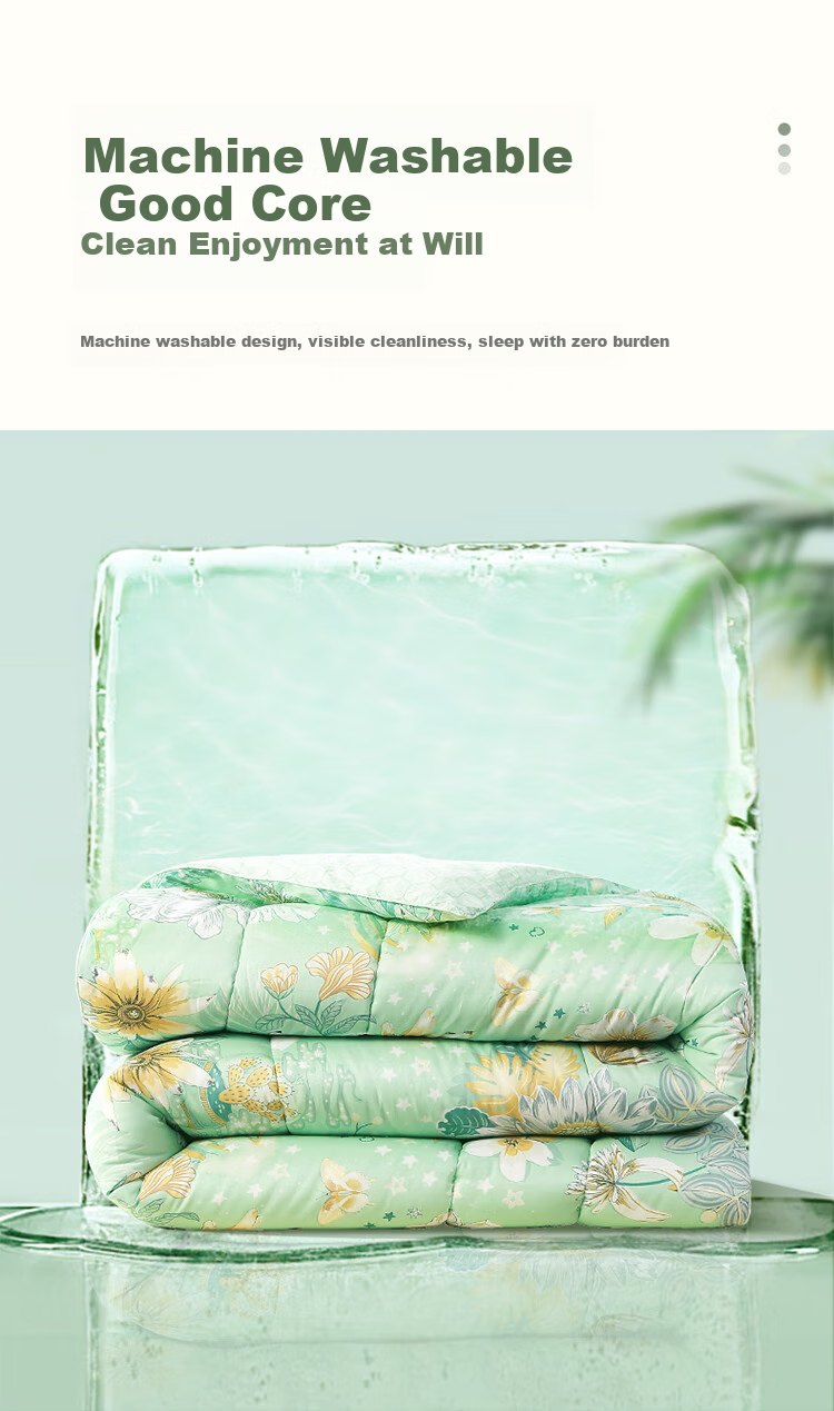 FUANNA Comforter, Spring And Autumn Double Size, All-Season Duvet Insert, Pure Cotton Fabric, Air Conditioning Quilt, Antibacterial, Approximately 6 Jin (3 Kg), 230×229cm 9