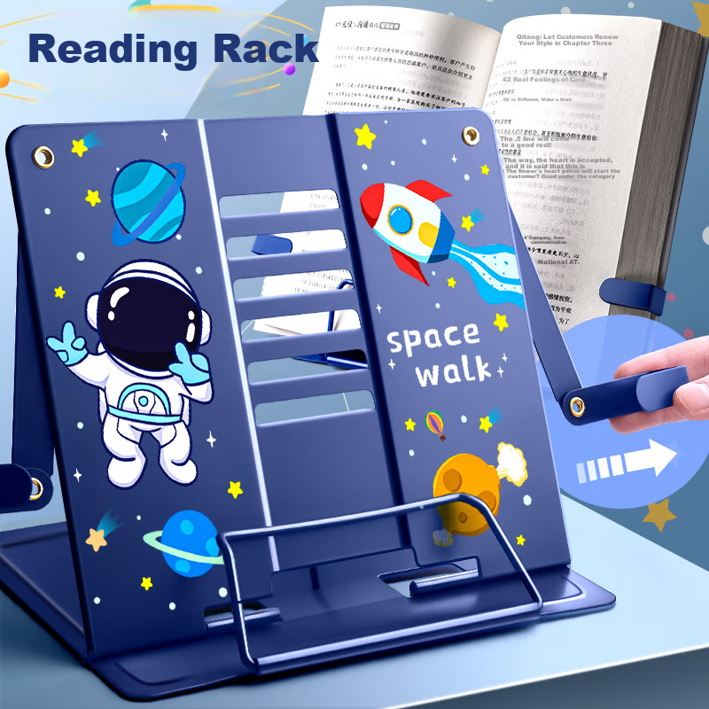 Shuxing Adjustable Book Stand, Simple Reading Rack for Desktop, Elementary School Student Book Holder, Book Support, Book Stand, Multi-Functional Vertical Book Organizer for Children, Book Flipper for Postgraduate Entrance Exam Preparatio