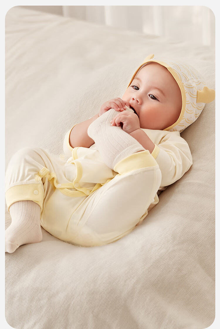 Minibala [Plant Core] Baby Romper, Infant Clothing, Newborn Pure Cotton Skin-Friendly, 2-Piece Set, New Product 2