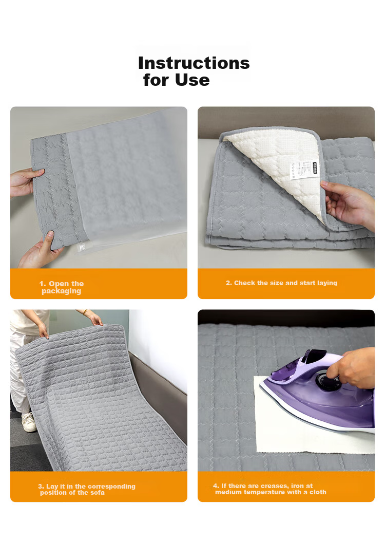 JD Original Cloud-Feel Brushed Sofa Cushion, Autumn And Winter Simple Non-Slip Sofa Armrest Backrest Cover Throw Pillow, 90*70cm 18